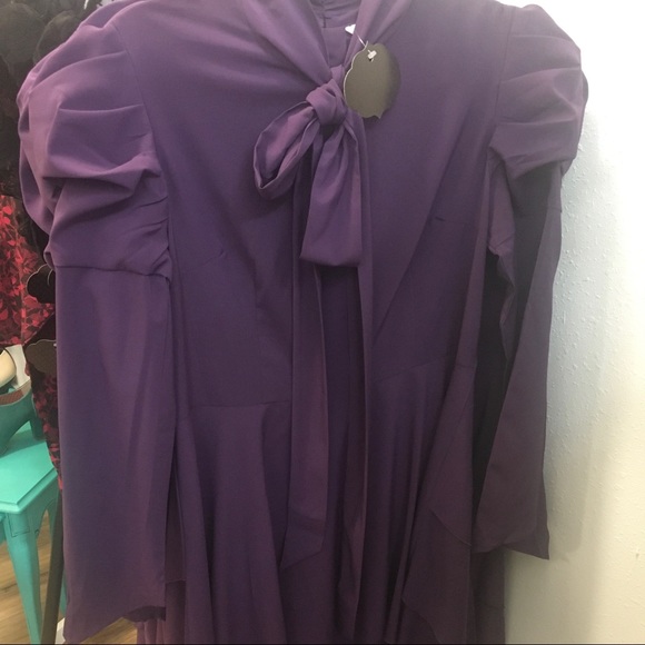 💜Victorian Romance Dress Top Purple💜 - Picture 6 of 7